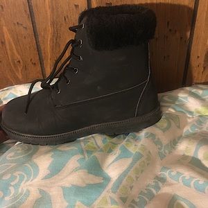 Black boots